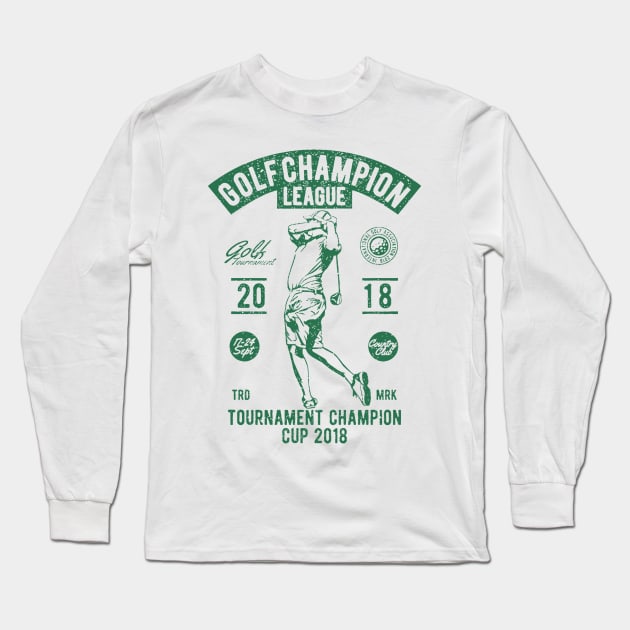 Golf Champion League Long Sleeve T-Shirt by JakeRhodes